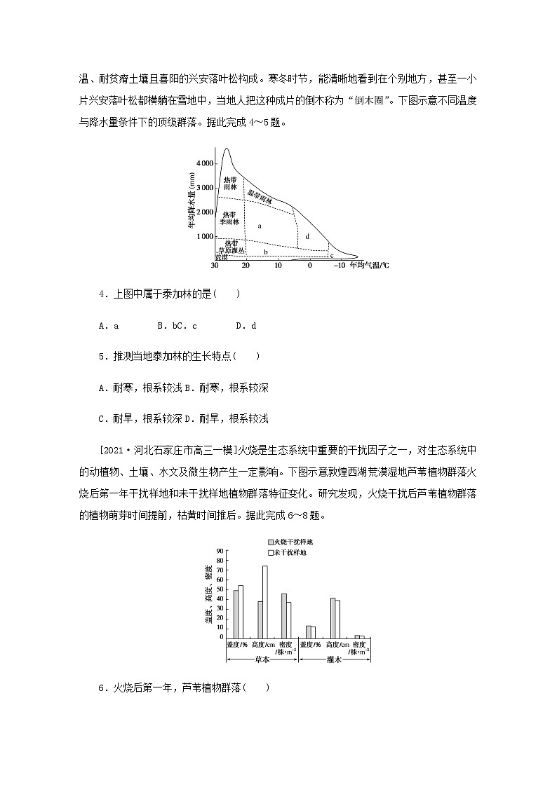 高考地理一轮复习专练26自然环境的整体性含解析02