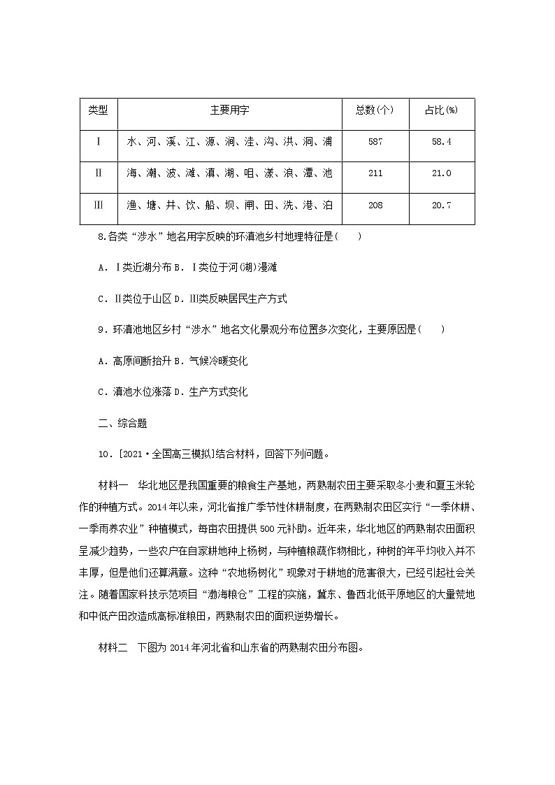 高考地理一轮复习专练56区域与区域发展含解析第3页