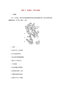 高考地理一轮复习专练76东南亚中亚与西亚含解析