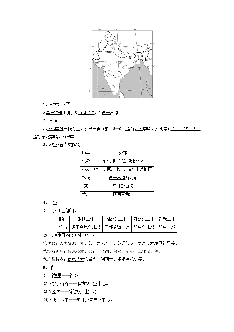 高考地理一轮复习第4部分区域地理第17章第3讲世界主要国家学案03