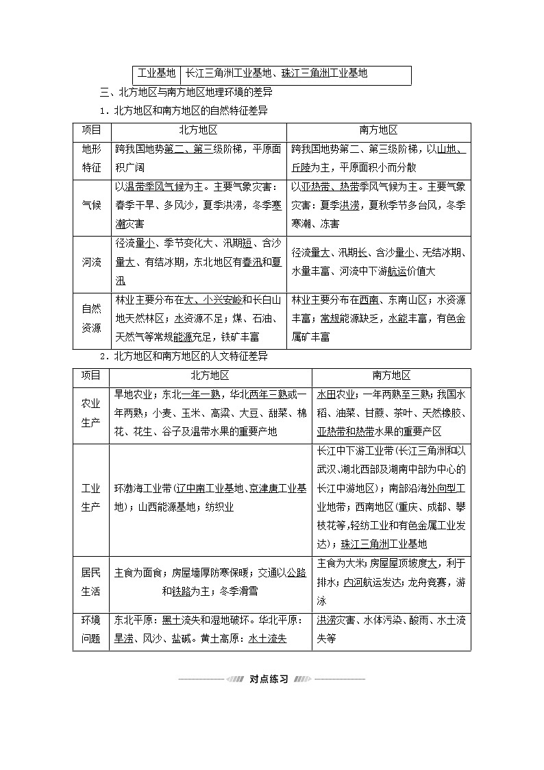 高考地理一轮复习第4部分区域地理第18章第2讲中国地理分区学案第2页