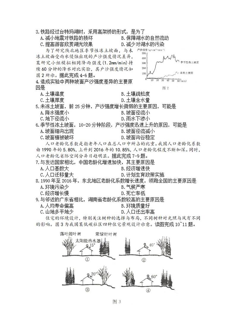 河南省洛阳市2021届高三下学期第二次统一考试文科综合地理试题含答案第2页