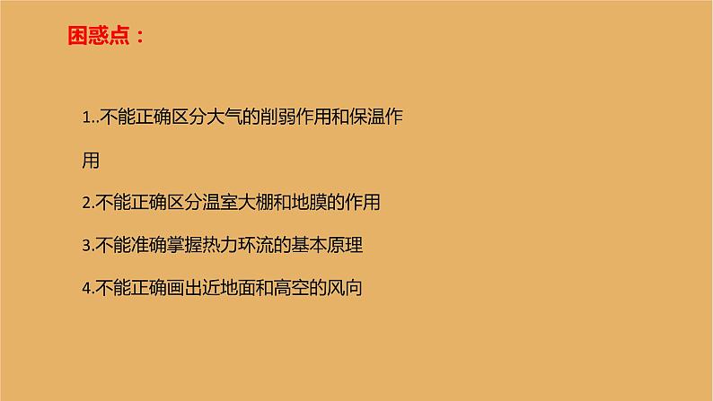人教版（2019）高中地理必修一期末复习——地球上的大气课件PPT03