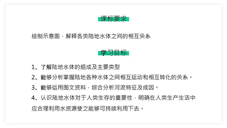 4.1陆地水体间的相互关系（1）课件20湘教版（2019）高中地理选择性必修一02