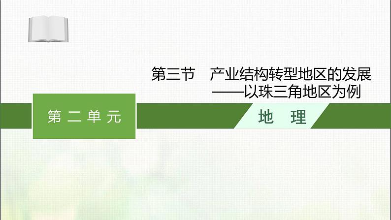 产业结构转型地区的发展——以珠三角地区为例PPT课件免费下载01