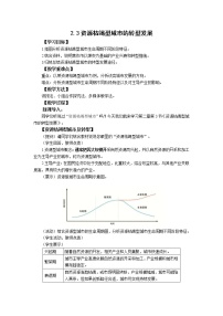 高中地理人教版 (2019)选择性必修2 区域发展第三节 资源枯竭型城市的转型发展公开课教案及反思