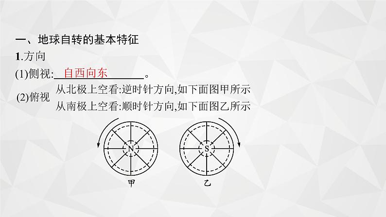 2022届高考地理人教版一轮总复习  第二章　第二节　地球的自转及其地理意义  课件第4页