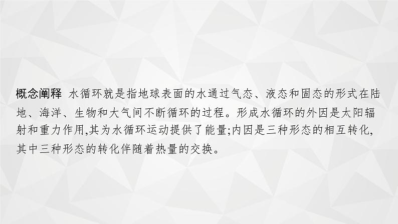 2022届高考地理人教版一轮总复习  第四章　第一节　自然界的水循环和水资源的合理利用  课件08