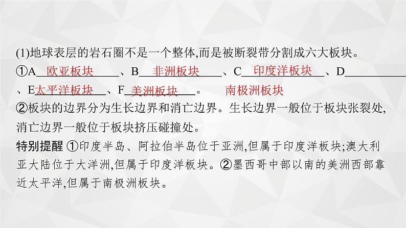 2022届高考地理湘教版一轮总复习  第三章　一　第二节　内力作用及其对地表形态的影响  课件第5页