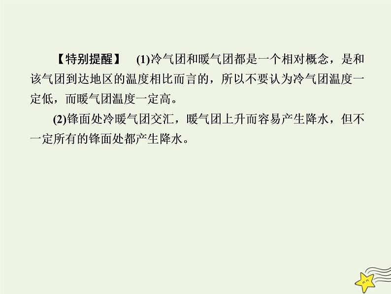 2021届高考地理一轮复习第三单元地球上的大气第8讲常见的天气系统课件新人教版06