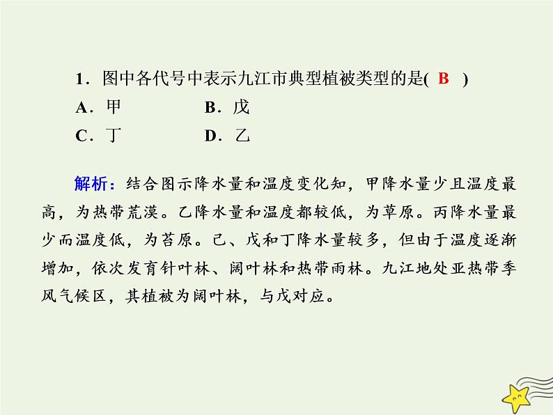 2021届高考地理一轮复习第六单元自然地理环境的整体性和差异性第14讲自然地理环境的差异性规范训练课件新人教版03