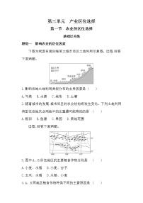 鲁教版 (2019)必修 第二册第一节 农业的区位选择课后测评