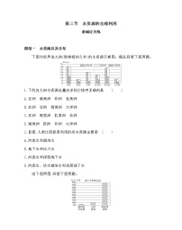 人教版 (新课标)必修1第三节 水资源的合理利用同步练习题