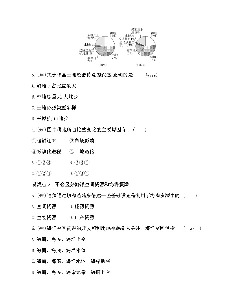 第二章复习提升- 地理选择性必修3人教版（2019） 同步练习 （Word含解析）02