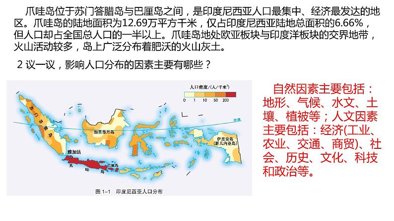 1.1 人口分布第1课时2022年高二地理下学期必修二（湘教版）课件第5页