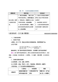 2020-2021学年第三章 产业区位因素第二节 工业区位因素及其变化教学设计