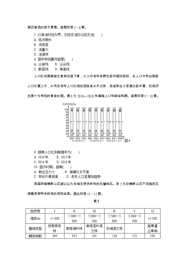 江苏省苏北四市（徐州、淮安、连云港、宿迁）2020届高三第一次调研考试（期末考试）地理试题含答案03