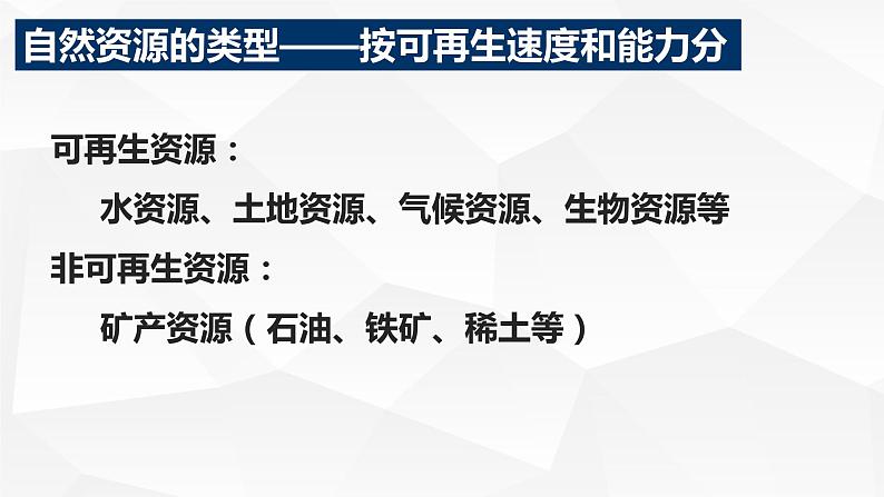 1.2 自然资源及其利用（课件）-2020-2021学年高二地理同步备课系列（新教材人教版选择性必修3）第8页