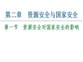 第2章  第1節(jié)　資源安全對國家安全的影響 課件-高中地理人教版（2019）選擇性必修3