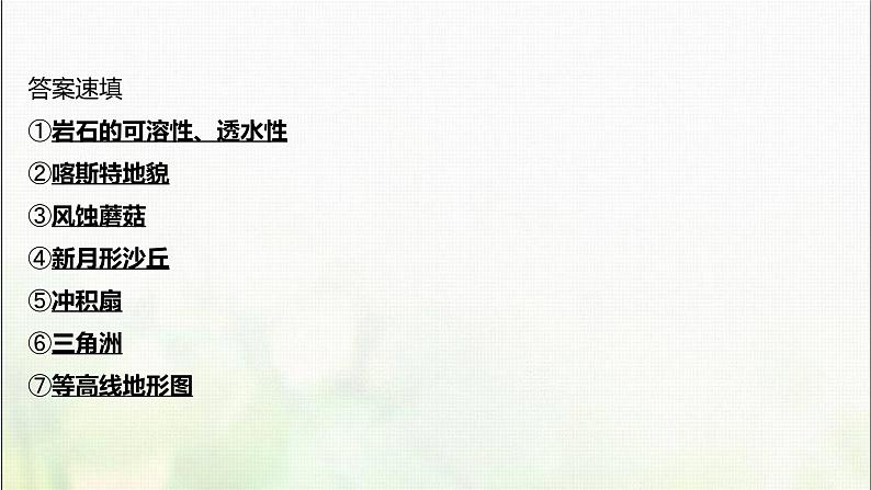 高中地理第三单元从圈层作用看地貌与土壤阶段复习课课件鲁教版03