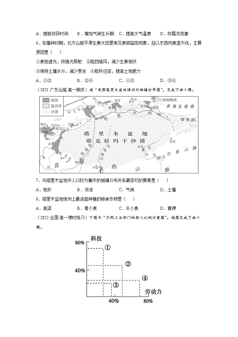 第三章 产业区位因素综合测试02