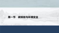 高中地理鲁教版 (2019)选择性必修3 资源、环境与国家安全第一节 碳排放与环境安全教课内容ppt课件