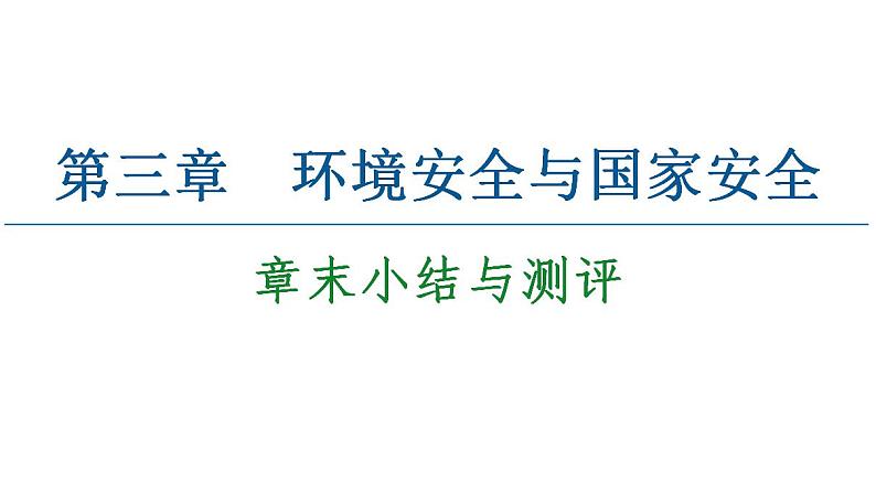 第3章  章末小结与测评 课件-高中地理人教版（2019）选择性必修301