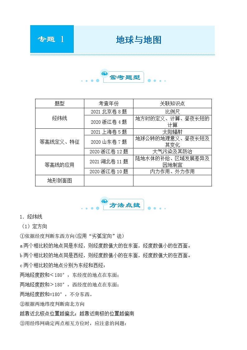 （新高考）2022届高三一模检验卷—地理A第1页