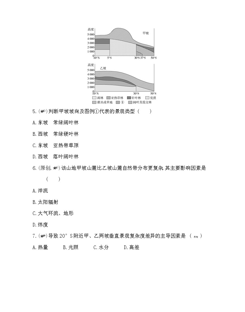 第五章复习提升-2022版地理选择性必修1湘教版（2019） 同步练习 （Word含解析）03