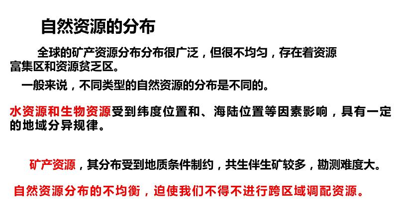 第一章资源、环境与人类活动复习2021-2022学年湘教版高二地理选择性必修三课件第3页