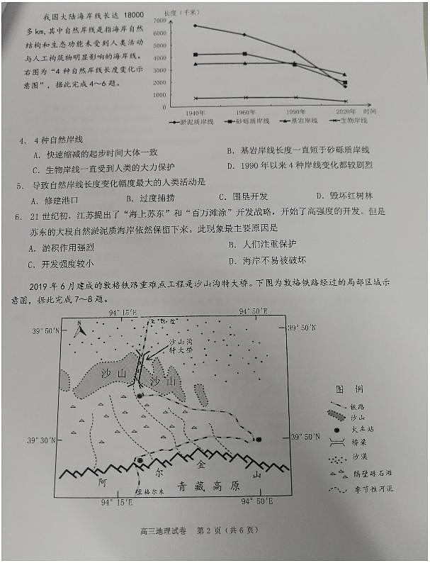 珠海市2021届高三第一学期期末普通高中质量监测（一模）高三地理试题含答案02
