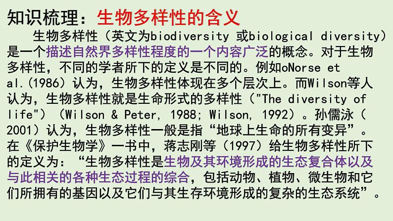 地理新高考时政热点剖析第三讲生物多样性（共36张PPT）02