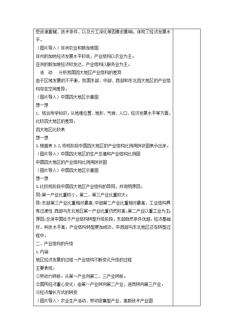 3.2 地区产业结构变化 教学设计02