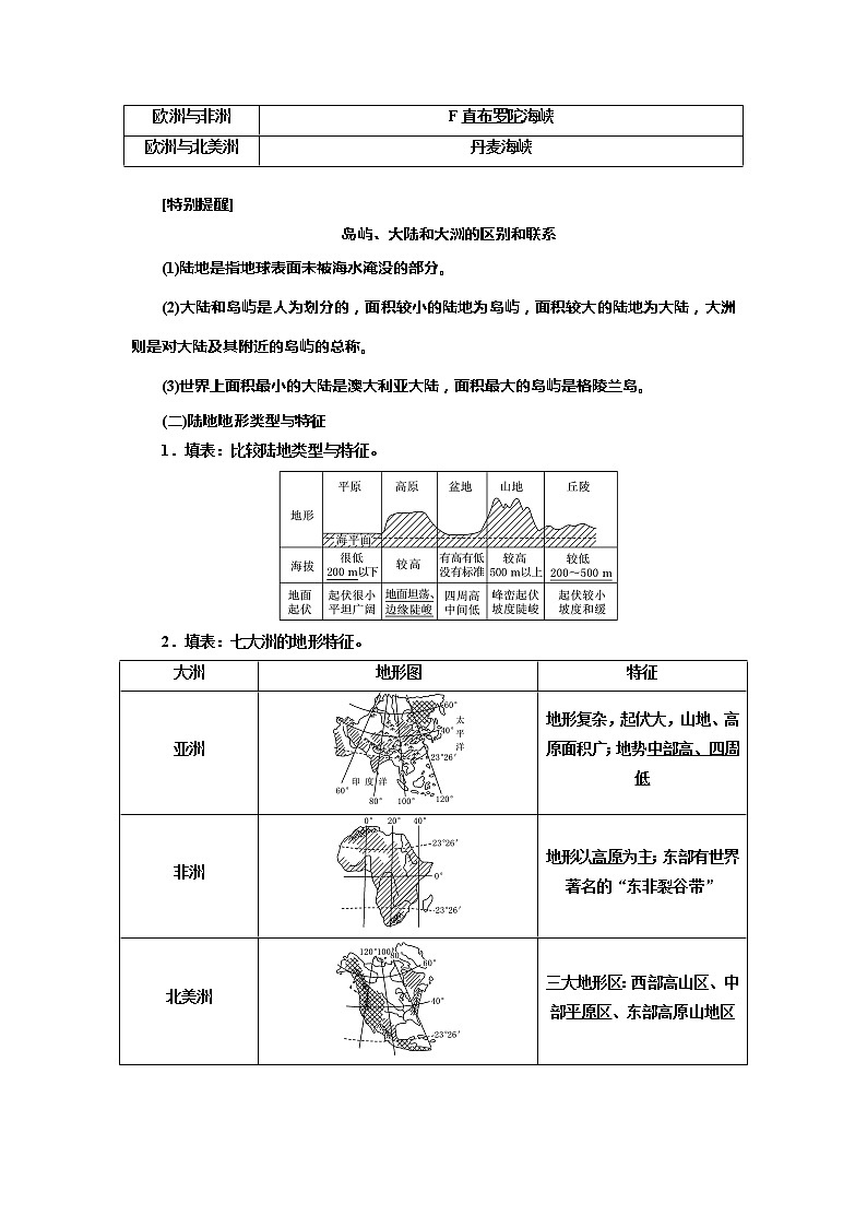 2022届高三高考地理全国通用版一轮教材复习 第3部分 世界地理  教案第2页