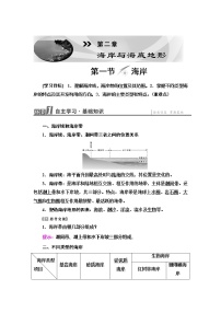 2022届高考地理人教版教材一轮复习  第2章 第1节 海岸  学案