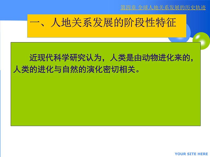 世界地理 第四章  全球人地关系发展的历史轨迹课件PPT06