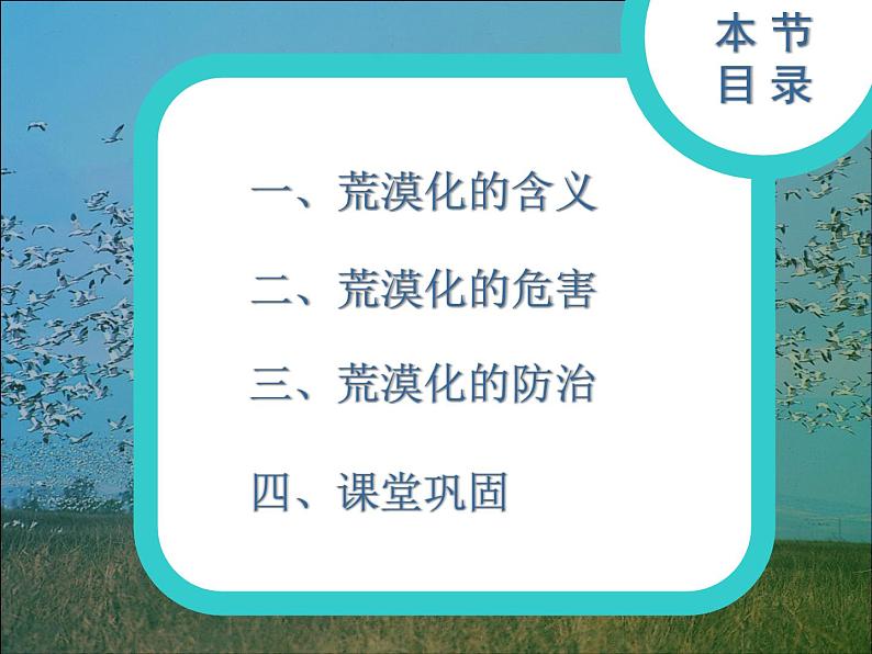 湘教版必修三2-1荒漠化的危害与治理课件PPT第3页