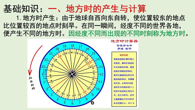 课件02 时差计算与日期划分、五带和四季-2022年高考地理之区域地理总复习第3页