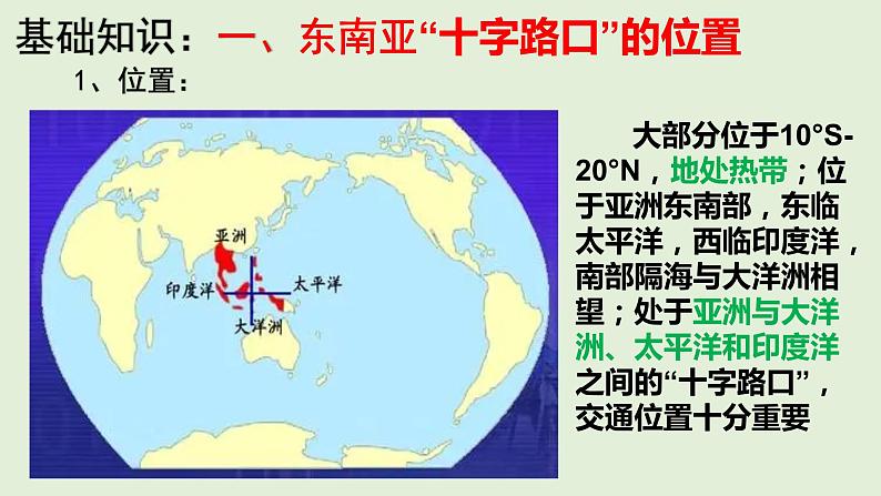 课件11 东南亚和新加坡-2022年高考地理之区域地理总复习03