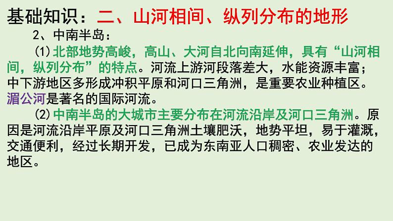 课件11 东南亚和新加坡-2022年高考地理之区域地理总复习07