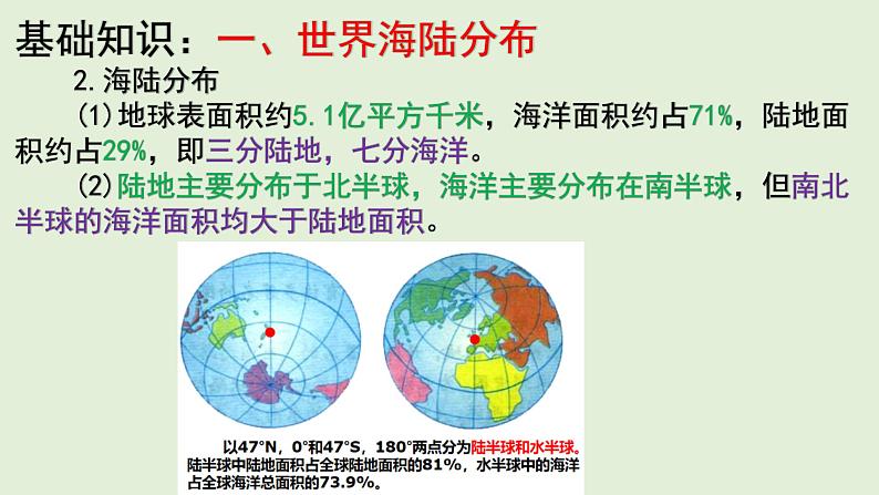 课件05 世界的陆地和海洋-2022年高考地理之区域地理总复习06