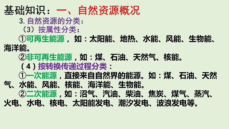 课件27 中国的自然资源与国家安全-2022年高考地理之区域地理总复习05