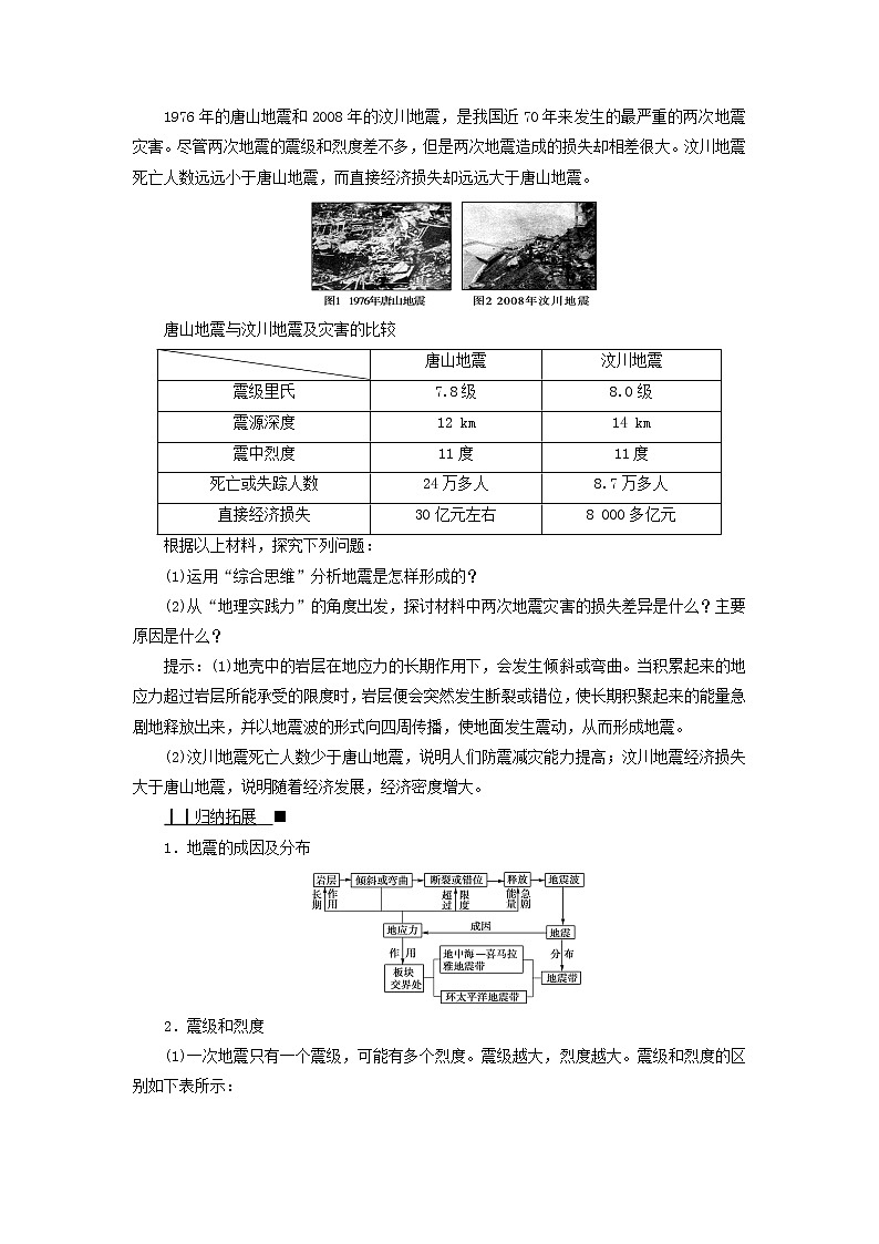 高中地理第6章自然灾害第2节地质灾害课件+学案+作业新人教版必修第一册03