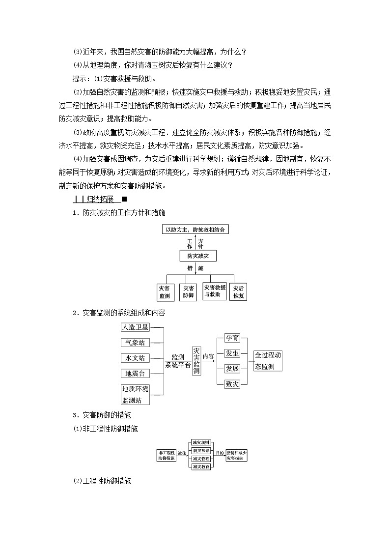 高中地理第6章自然灾害第3节防灾减灾课件+学案+作业新人教版必修第一册03