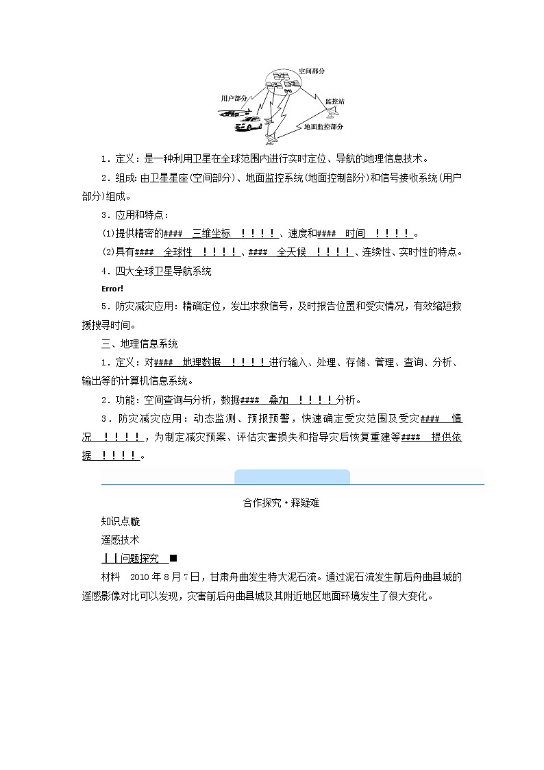 高中地理第6章自然灾害第4节地理信息技术在防灾减灾中的应用课件+学案+作业新人教版必修第一册02