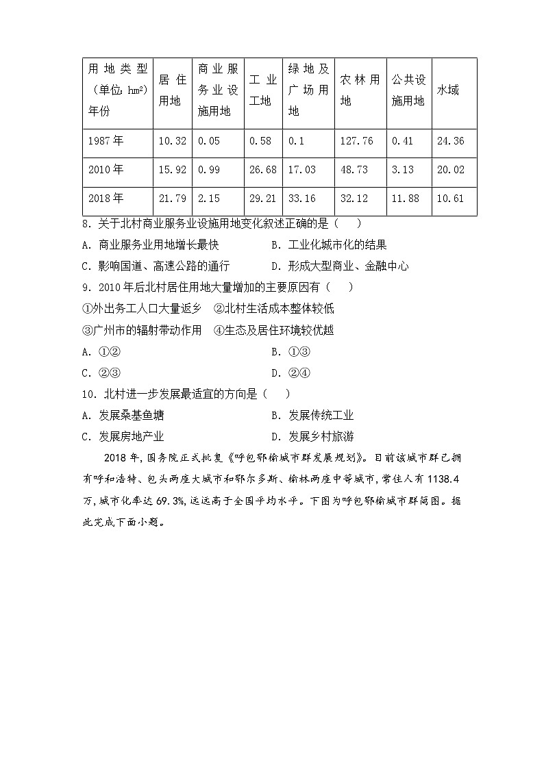 【原创】2022届高三二轮专题卷 地理（十三）区域经济发展 学生版第3页