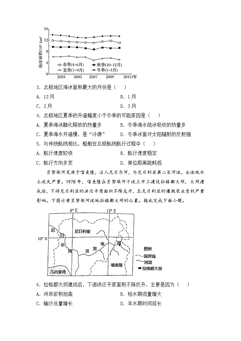 【原创】2022届高三二轮专题卷 地理（十五）世界地理 学生版第2页