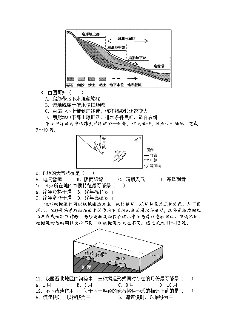 辽宁省六校2021-2022学年高二下学期期初考试地理试卷第3页