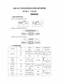 备战2022年高考地理重难点易错点微专题突破微专题09 水体补给（原卷版+解析版）