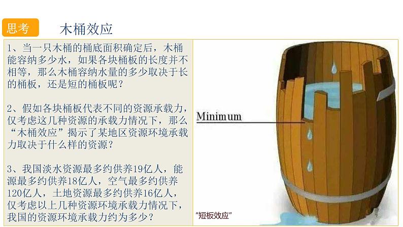 1.3 资源环境承载力与人口合理容量 课件（2）-中图版高中地理必修第二册07